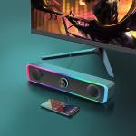 INGONEON RGB USB-C Powered Desktop Soundbar Speakers