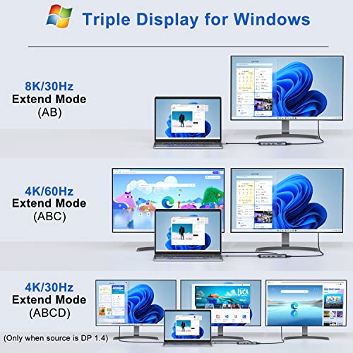 12-in-1 Dual HDMI USB-C Dock Station