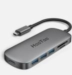 USB-C to HDMI Adapter with Power Delivery and USB Ports