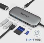 USB-C to HDMI Adapter with Power Delivery and USB Ports