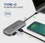 USB-C to HDMI Adapter with Power Delivery and USB Ports