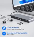 TECHTOBOX 12 in 1 USB-C Dock Station