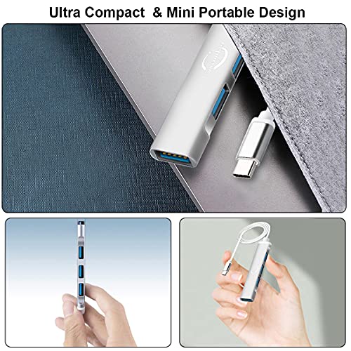 Mini USB C Hub with 4 Ports