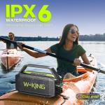 W-KING 100W Waterproof Bluetooth Speaker with Bass