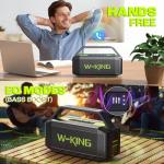 W-KING 100W Waterproof Bluetooth Speaker with Bass