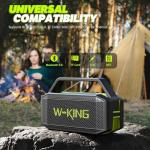 W-KING 100W Waterproof Bluetooth Speaker with Bass