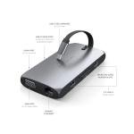 SATECHI 9-in-1 USB-C Multiport Adapter - Space Gray
