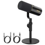 USB/XLR Dynamic Microphone with Desktop Stand