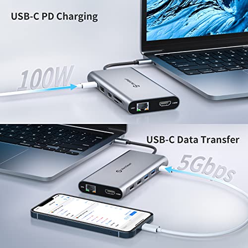 UtechSmart 12-in-1 USB C Docking Station