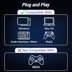 USB/XLR Dynamic Microphone with Desktop Stand