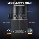 USB/XLR Dynamic Microphone with Desktop Stand