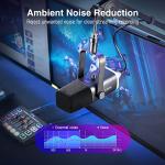 FIFINE XLR/USB Dynamic Microphone with RGB Lighting