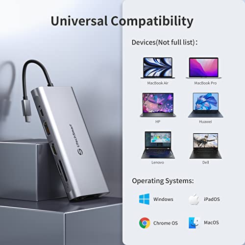 UtechSmart 12-in-1 USB C Docking Station