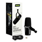 Shure MV7+ USB-C Podcast Microphone with Touch Control