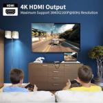 Dual 4K HDMI USB-C Adapter for MacBook, Lenovo, Dell