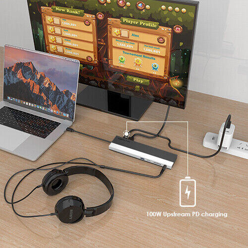 12in1 USB-C Triple Display Docking Station