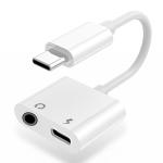 USB-C headphone and charging adapter