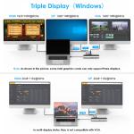 12in1 USB-C Triple Display Docking Station