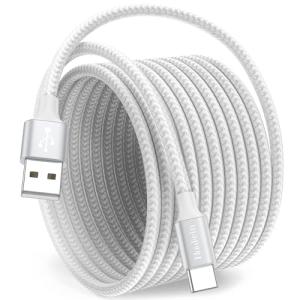 10 ft Braided USB-C Cable for Fast Charging