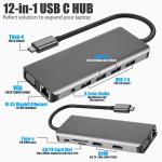 12-in-1 USB-C Hub for MacBook