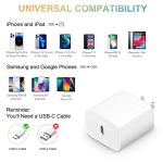 3 Pack USB-C iPhone Charger 20W