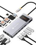 NOVOO 12 in 1 USB-C Docking Station