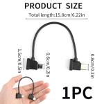 15cm USB-C to Micro USB Cable for Drones