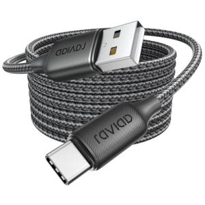 3M Braided USB-C Charger Cable for Fast Charging
