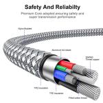 5m Braided USB-C Cable for Fast Charging