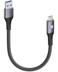 CONMDEX 20cm USB-C Fast Charging Data Cable