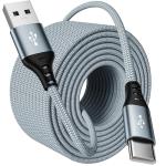 10m Long Braided USB-C Fast Charging Cable
