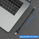 ADILIFT 5-Pack Short USB-C Fast Charging Cables
