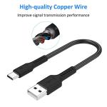 ADILIFT 5-Pack Short USB-C Fast Charging Cables