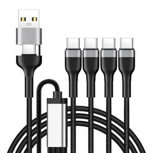 USB-C Multi Charger Cable with 4 Connectors