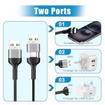 USB-C Multi Charger Cable with 4 Connectors
