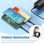 USB-C Multi Charger Cable with 4 Connectors