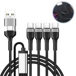 USB-C Multi Charger Cable with 4 Connectors