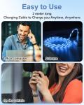Glowing 2M USB-C Charger Cable 60W Fast Charge