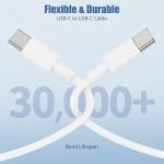 Ofuca 60W USB-C to USB-C Charger Cable 2-Pack