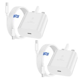 Samsung Fast Charge USB-C Charger 2-Pack