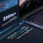 ZIKNYDO 2m USB-C to USB-C Monitor Cable