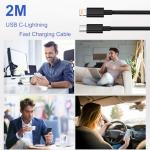 MFi Certified USB-C to Lightning Cable 2-Pack