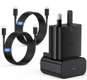 Samsung 2-Pack Fast USB-C Charger with 2M Cable