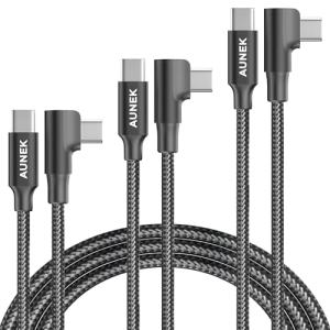 AUNEK 100W USB-C Charger Cable 3-Pack