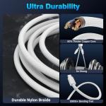 Fast Charging 2M USB-C to USB-C Cable 2-Pack