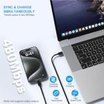 USB-C to USB-C 60W Fast Charging Cable Pack