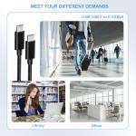 USB-C to USB-C 60W Fast Charging Cable Pack