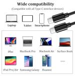 Nylon Braided USB-C to USB-C Cable, 1M
