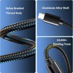 Nylon Braided USB-C to USB-C Cable, 1M