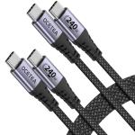 240W USB-C Fast Charging Cable - 2-Pack